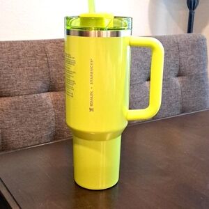 NWT STANLEY + Starbucks Neon Yellow